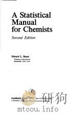 A Statistical Manual for Chemists PDF电子版封面 0120827565