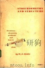 STOICHIOMETRY AND STRUCTURE PDF电子版封面