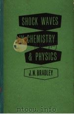 SHOCK WAVES IN CHEMISTRY & PHYSICS PDF电子版封面