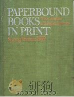 PAPERBOUND BOOKS IN PRINT SPRING VOLUME 1979 PDF电子版封面