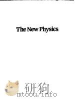 The New Physics PDF电子版封面