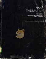 NASA THESAURUS VOLUME 2 PDF电子版封面