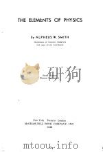 THE ELEMENTS OF PHYSICS PDF电子版封面