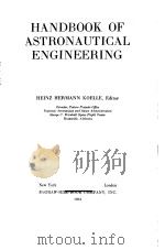 HANDBOOK OF ASTRONAUTICAL ENGINEERING PDF电子版封面