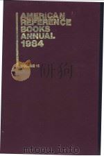 AMERICAN BEFERENCE BOOKS ANNUAL 1984 VOLUME 15 PDF电子版封面