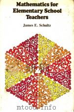 Mathematics for Elementary School Teachers PDF电子版封面