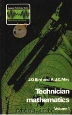 Technician mathematics Volume 1 PDF电子版封面 0582411602