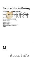 Introduction to Geology PDF电子版封面