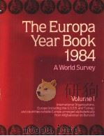 The Europa Year Book 1984 PDF电子版封面