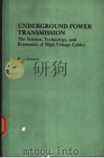 UNDERGROUND POWER TRANSMISSION PDF电子版封面