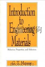 Introduction to Engineering Materials PDF电子版封面