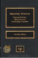 Materials Sciences PDF电子版封面
