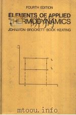 ELEMENTS OF APPLIED THERMODYNAMICS PDF电子版封面