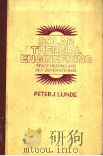 SOLAR THERMAL ENGINEERING PDF电子版封面