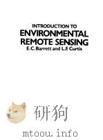 INTRODUCTION TO ENVIRONMENTAL REMOTE SENSING PDF电子版封面