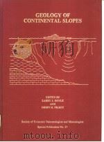 GEOLOGY OF CONTINENTAL SLOPES（ PDF版）