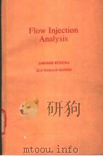 Flow Injection Analysis PDF电子版封面