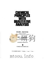 CHEMICAL PRINCIPLES WITH QUALITATIVE ANALYSIS PDF电子版封面 0721661750