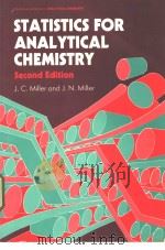 STATISTICS FOR ANALYTICAL CHEMISTRY PDF电子版封面