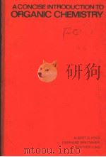 A CONCISE INTRODUCTION TO ORGANIC CHEMISTRY PDF电子版封面