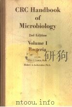 CRC Handbook of Microbiology Volume 1 PDF电子版封面