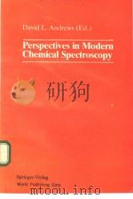 Perspectives in Modern Chemical Spectroscopy PDF电子版封面 7506212897