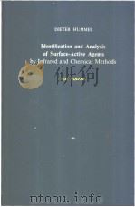 Identification and Analysis of Surface-Active Agents PDF电子版封面