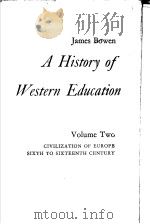 A History of Western Education PDF电子版封面