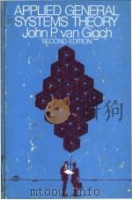 APPLIED GENERAL SYSTEMS THEORY PDF电子版封面