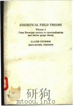STATISTICAL FIELD THEORY Volume 1 PDF电子版封面