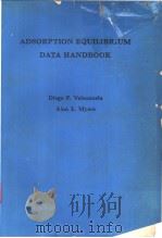 ADSORPTION EQUILIBRIUM DATA HANDBOOK PDF电子版封面