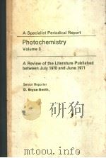 Photochemistry Volume 3 PDF电子版封面