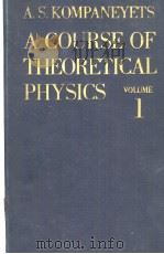 A COURSE OF THEORETICAL PHYSICS VOLUME 1 PDF电子版封面