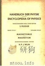 HANDBUCH DER PHYSIK ENCYCLOPEDIA OF PHYSICS PDF电子版封面
