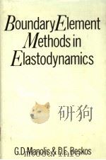 Boundary Element Methods in Elastodynamics PDF电子版封面