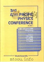 3rd ASIA PACIFIC PHYSICS CONFERENCE VOLUME 2 PDF电子版封面