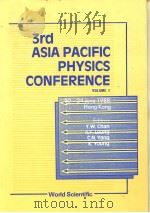 3rd ASIA PACIFIC PHYSICS CONFERENCE VOLUME 1 PDF电子版封面