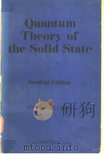 Quantum Theory of the Solid State PDF电子版封面