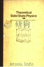 Theoretical Solid State Physics PDF电子版封面