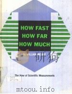 HOW FAST-HOW FAR-HOW MUCH PDF电子版封面