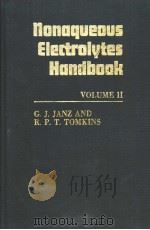 Nonaqueous Electrolytes Handbook Volume Ⅱ PDF电子版封面