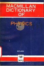 MACMILLAN DICTIONARY OF PHYSICS PDF电子版封面