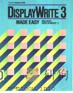 DisplayWrite 3 Made Easy PDF电子版封面 0078811740