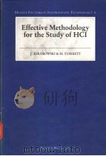 Effective Methodology for the Study of HCI PDF电子版封面 0444884475