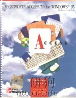 MICROSOFT ACCESS 7.0 FOR WINDOWS 95（ PDF版）