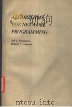 ALGORITHMS FOR NETWORK PROGRAMMING（ PDF版）