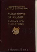 ENCYCLOPEDIA OF POLYMER SCIENCE AND ENGINEERING VOLUME 4 PDF电子版封面