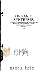 ORGANIC SYNTHESES Volume 59 PDF电子版封面