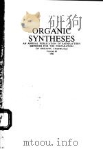 ORGANIC SYNTHESES Volume 68 PDF电子版封面
