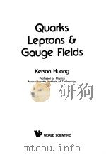 Quarks Leptons & Gauge Fields（ PDF版）
